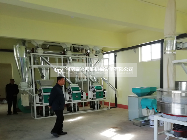 寶雞千陽北臺村三組面粉機(jī)安裝案例